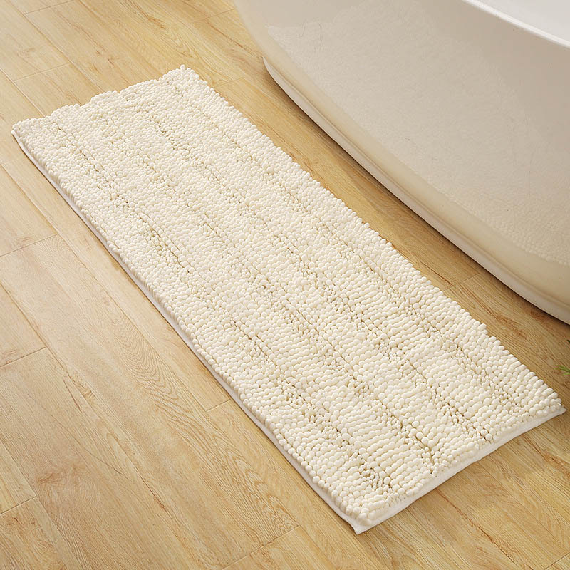 Zara Home Bathroom Mat - Non Slip Bath Mat Microfiber Chenille