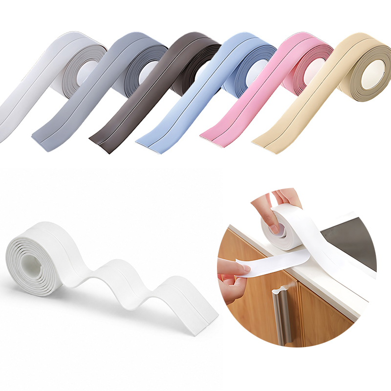 Home Bathroom Renovation - 2Rolls Colorful Anti Mold Tape Kit