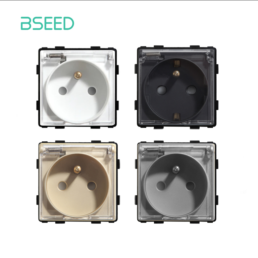 Home Outlet Bathroom - BSEED French Plug Wall Socket With