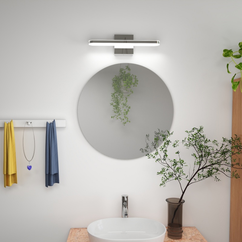 Home Bathroom Mirror - Modern LED Vanity Lights for Bathroom