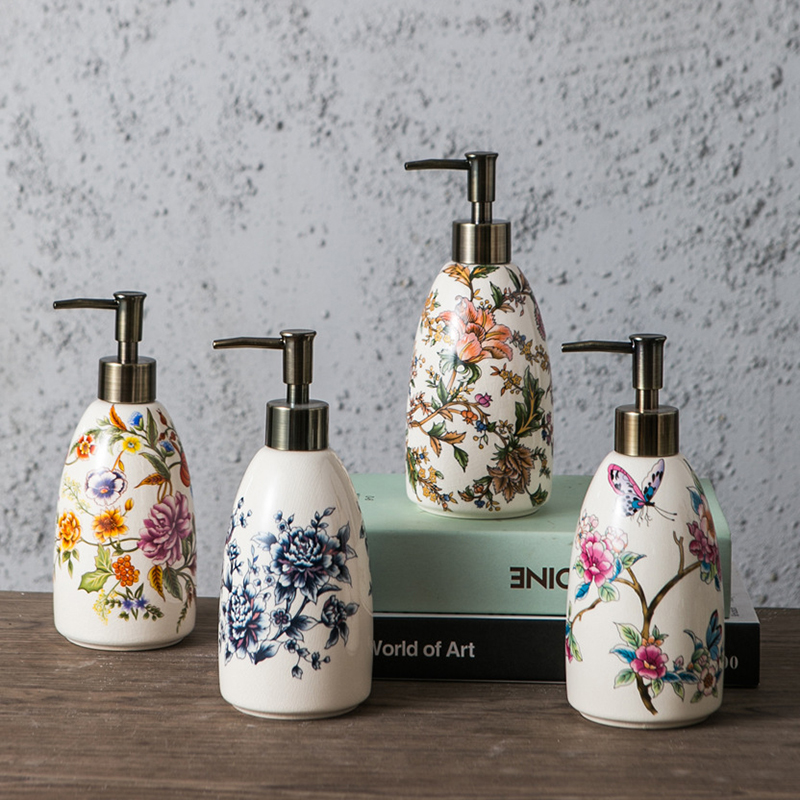 Zara Home Bathroom - 300ML Vintage Ceramic Lotion Bottle Creative