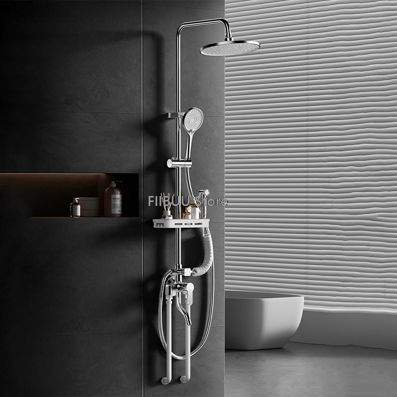 Shower Head Rain - High Pressurized Shower System Adjustable Shower
