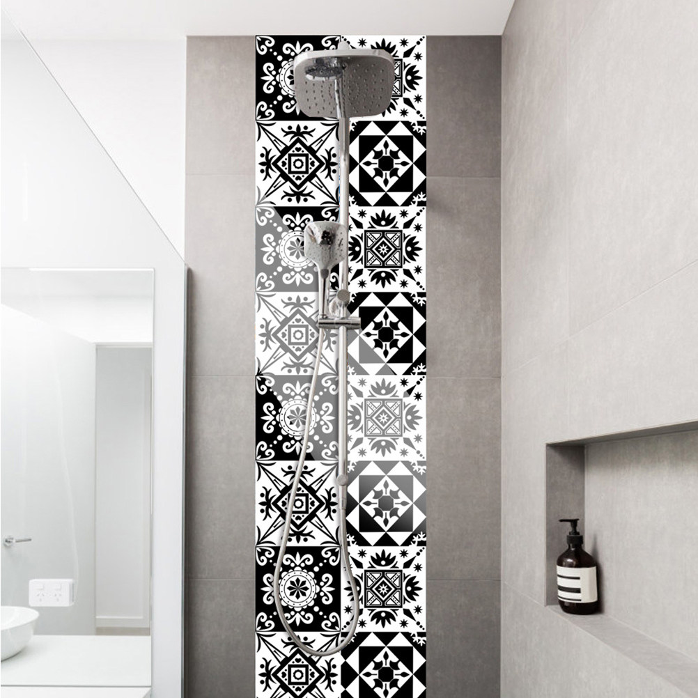 Home Bathroom Wall Tiles - 10 Pcs Home Decor Wall Stickers