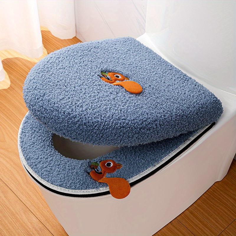 Zara Home Bathroom - 2pc/set Of Warm Toilet Seat Covers,