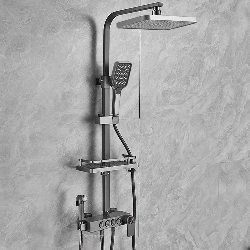Shower Head Rain - Stainless Steel Shower Set Anti Calc