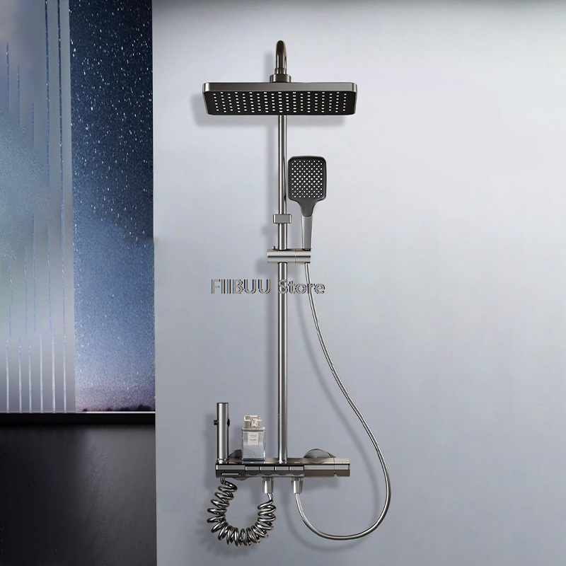 LED Display Shower System With - Home Outlet Bathroom review and price