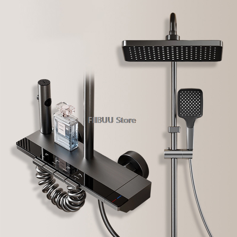LED Display Shower System With - Home Outlet Bathroom review and price