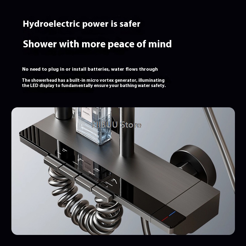 LED Display Shower System With - Home Outlet Bathroom review and price