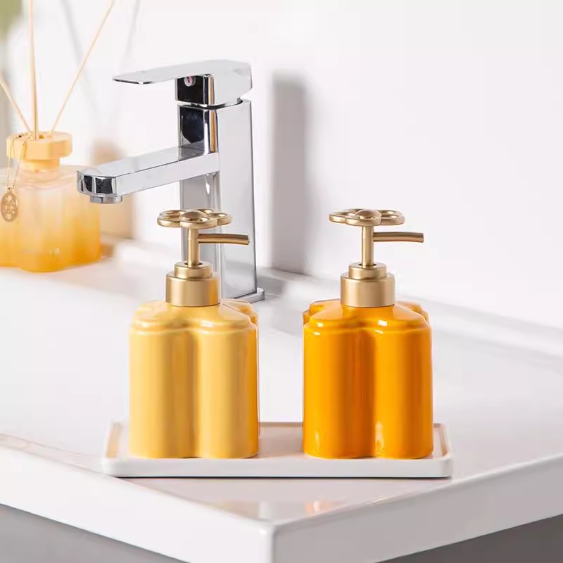 Modern Orange Floral Ceramic L - Zara Home Bathroom review and price