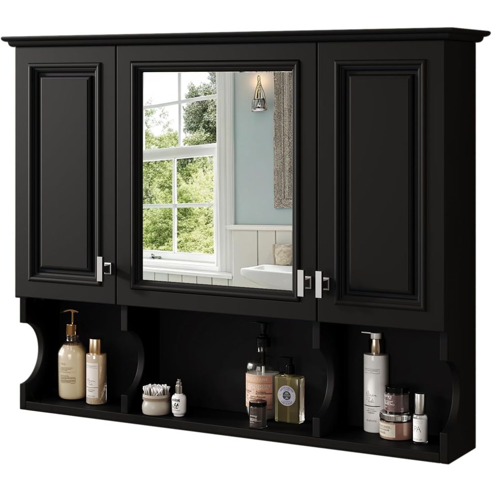 Bathroom Wall Cabinet with Mir - Home Bathroom Mirror review and price