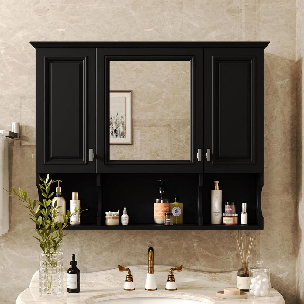 Bathroom Wall Cabinet with Mir - Home Bathroom Mirror review and price