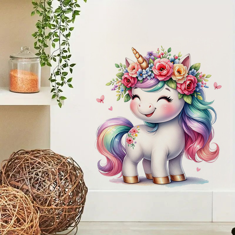 Beautiful Watercolor Unicorn S - Home Bathroom Wall Tiles review and price