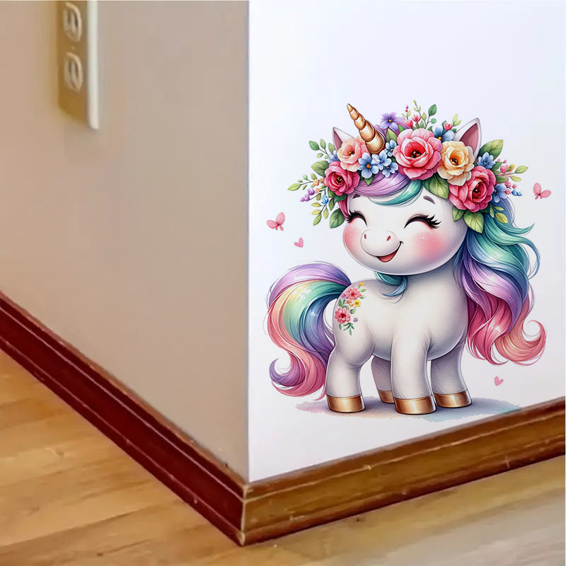 Beautiful Watercolor Unicorn S - Home Bathroom Wall Tiles review and price