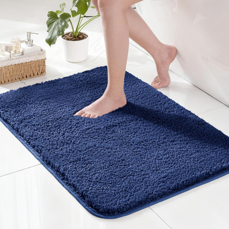 VIKAMA Multi Size Navy Blue Ba - Zara Home Bathroom Mat review and price