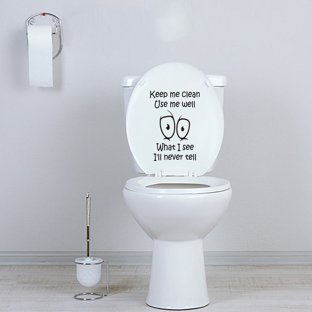 Funny Toilet Sticker Decal Kee - Home Bathroom Floor Tiles review and price