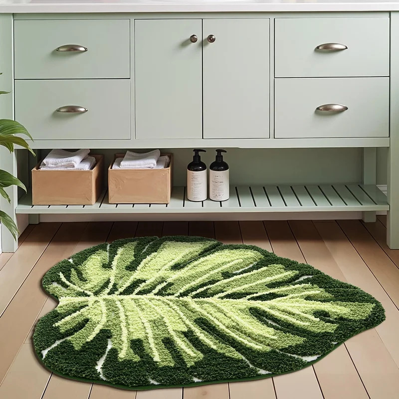 VIKAMA Non-Slip Bath Mat Green - Zara Home Bathroom Mat review and price