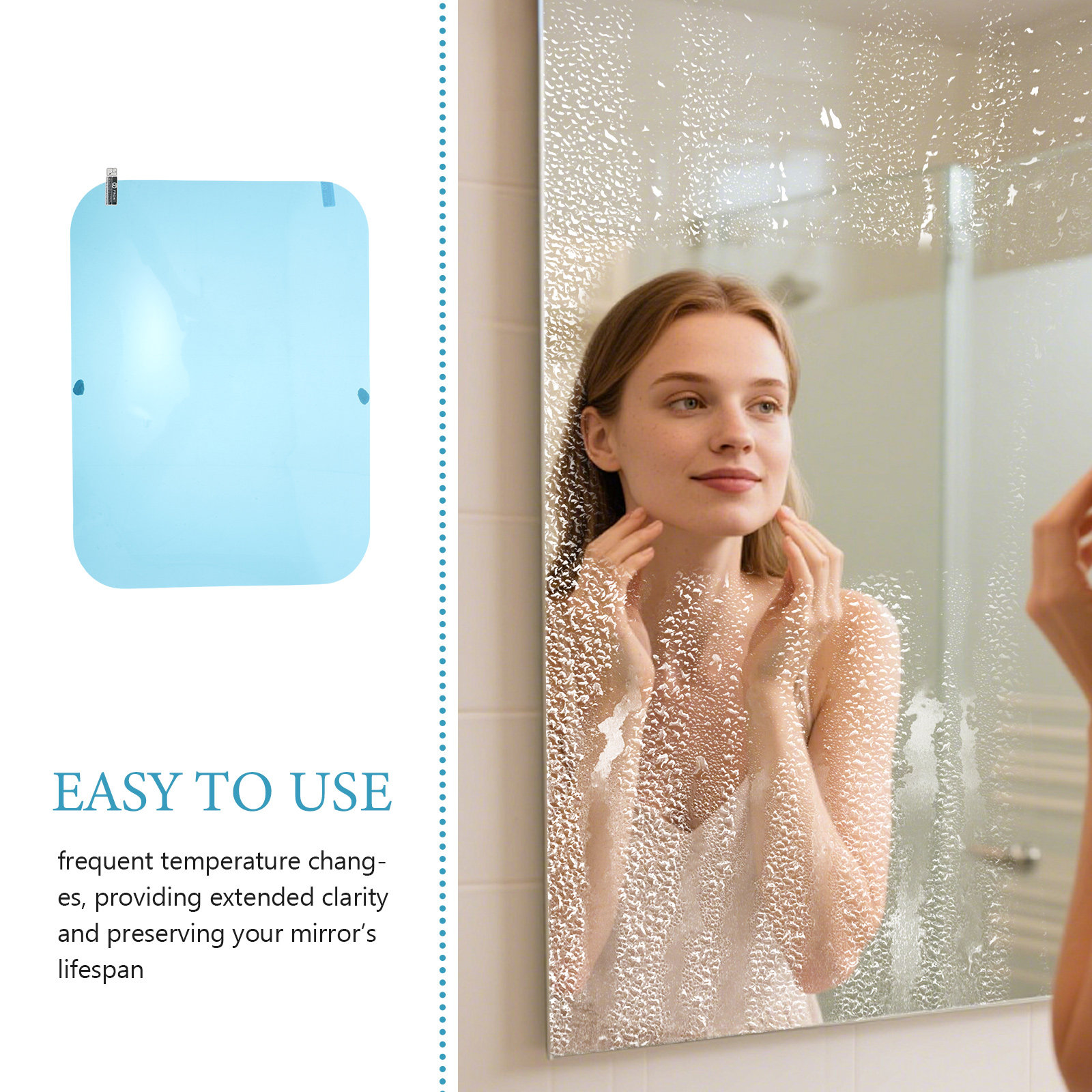 Anti-Fog Protective Film 12.6x - Home Bathroom Mirror review and price
