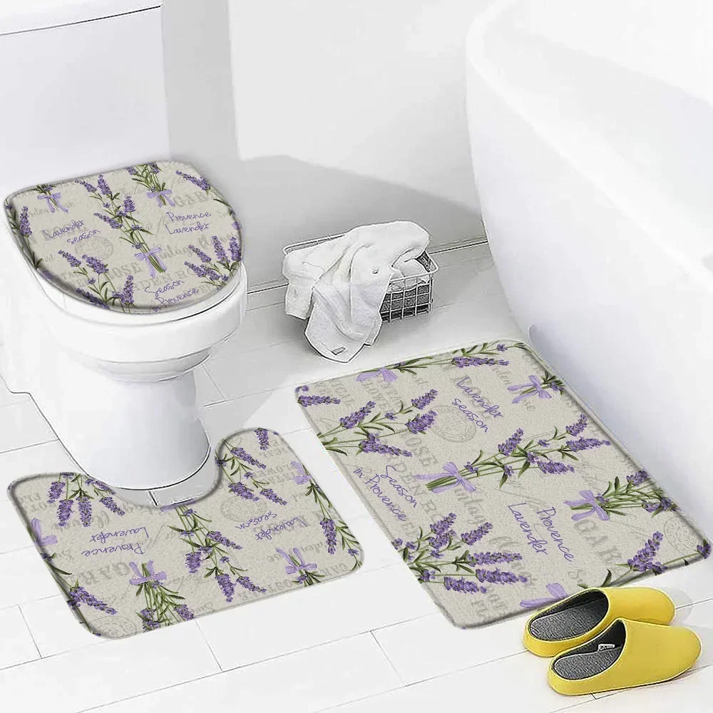 Purple Lavender Bath Mat Set N - Zara Home Bathroom Mat review and price