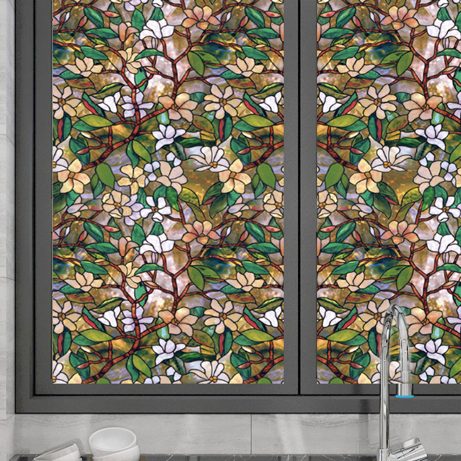 Flower Pattern Electrostatic W - Home Bathroom Mirror review and price