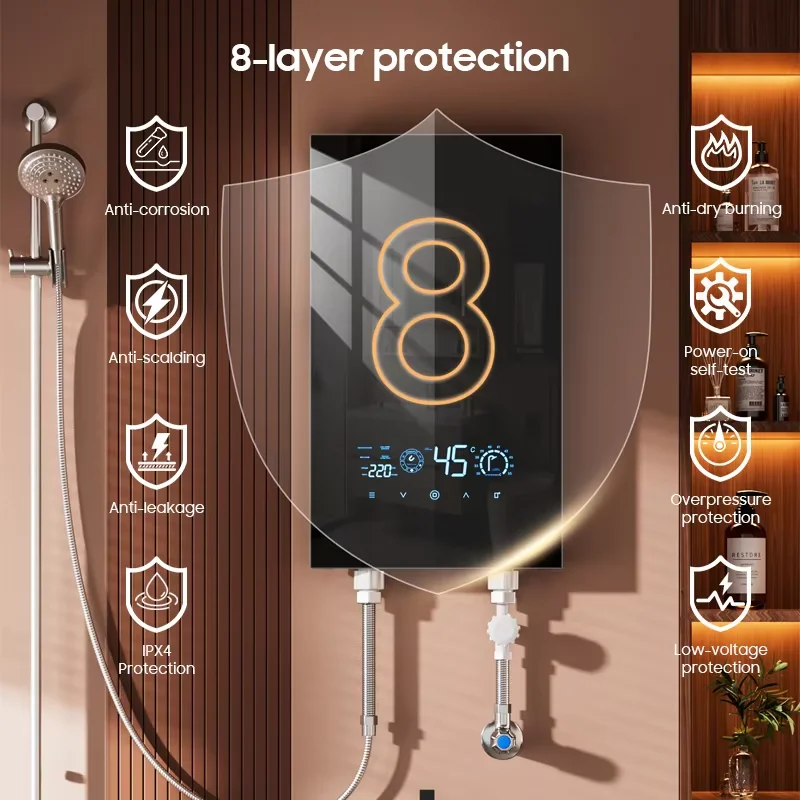 High Quality Home 8kW 12kW Sma - Home Bathroom Geyser review and price