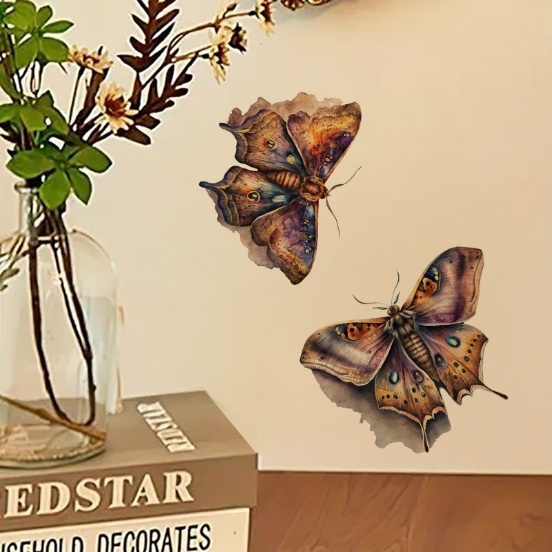 Beautiful Gothic Moth Sticker, - Home Bathroom Wall Tiles review and price