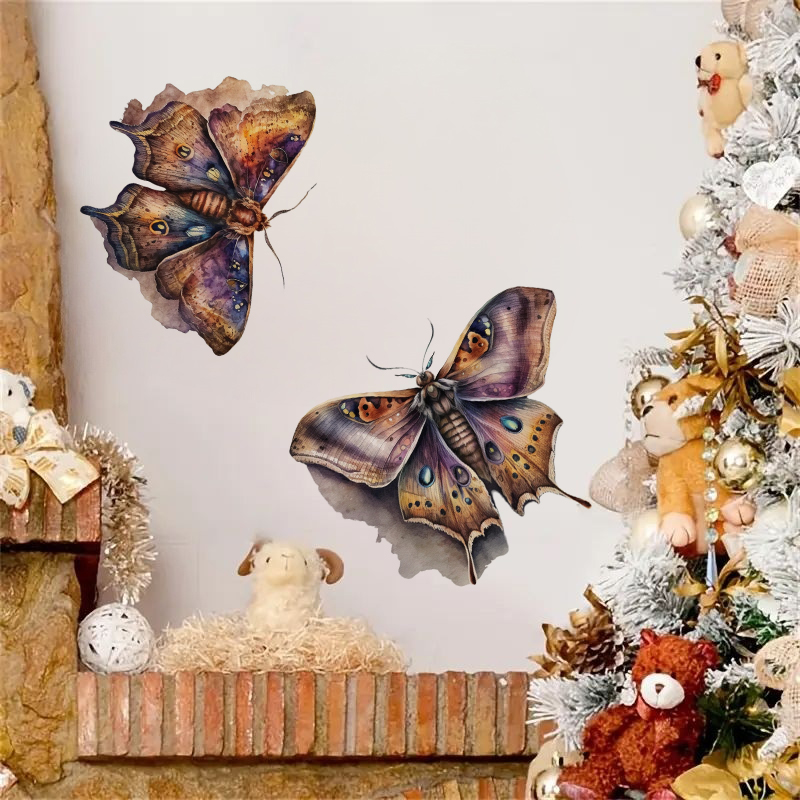Beautiful Gothic Moth Sticker, - Home Bathroom Wall Tiles review and price