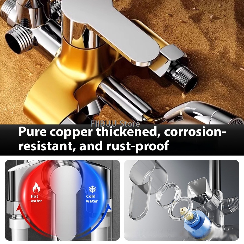 High Pressurized Shower System - Shower Head Rain review and price