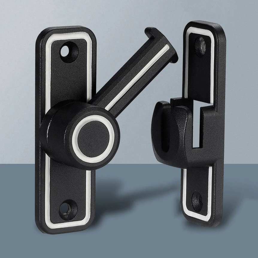 Black Luminous Barn Door Latch - Home Creation Bathroom review and price