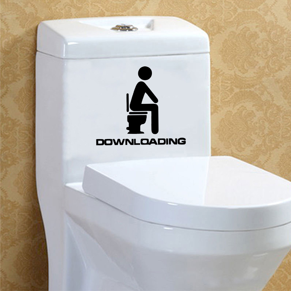 1 pc Cartoon Style Toilet and  - Home Bathroom Wall Tiles review and price