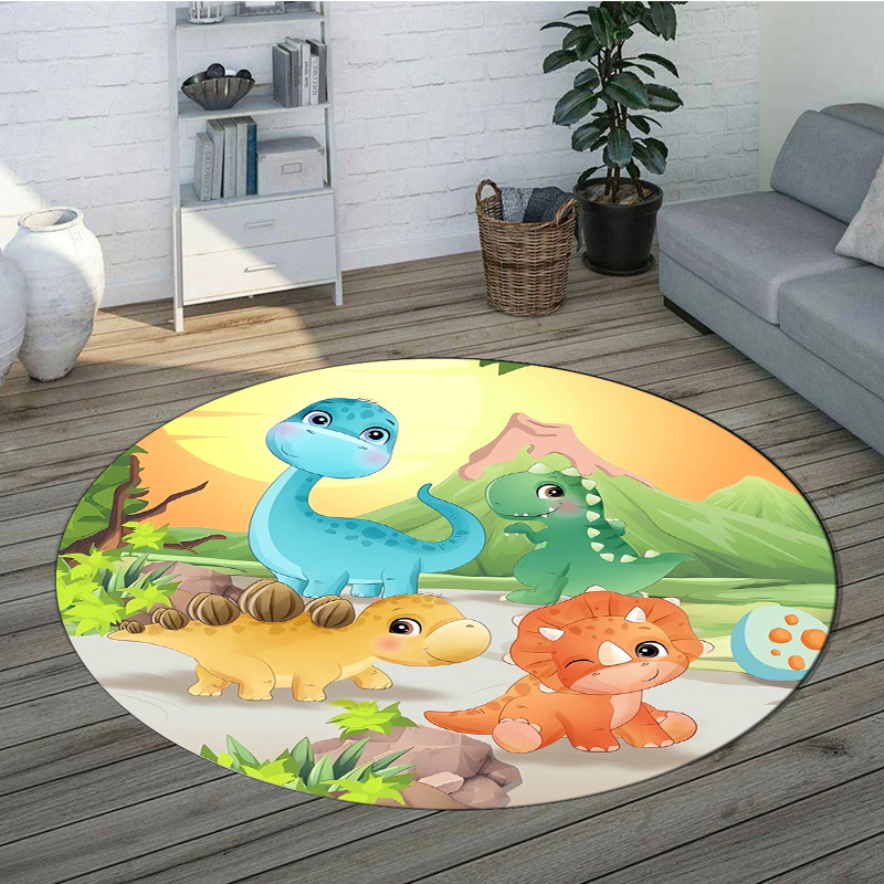 Cute Cartoon Dinosaur Mountain - Zara Home Bathroom Mat review and price