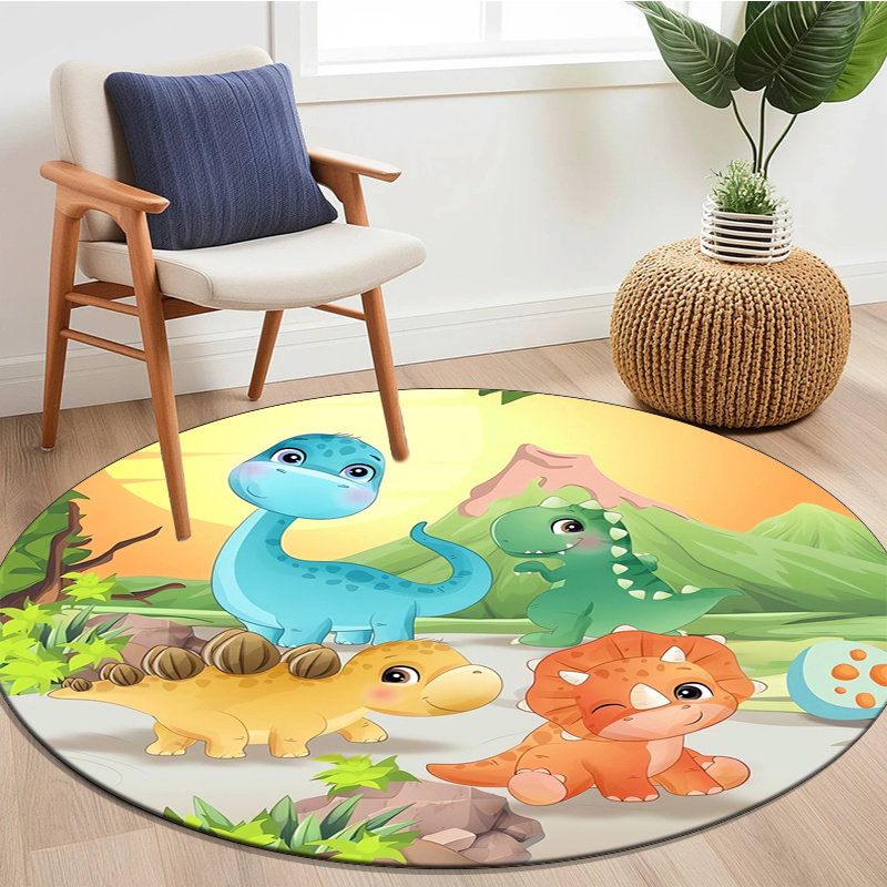 Cute Cartoon Dinosaur Mountain - Zara Home Bathroom Mat review and price