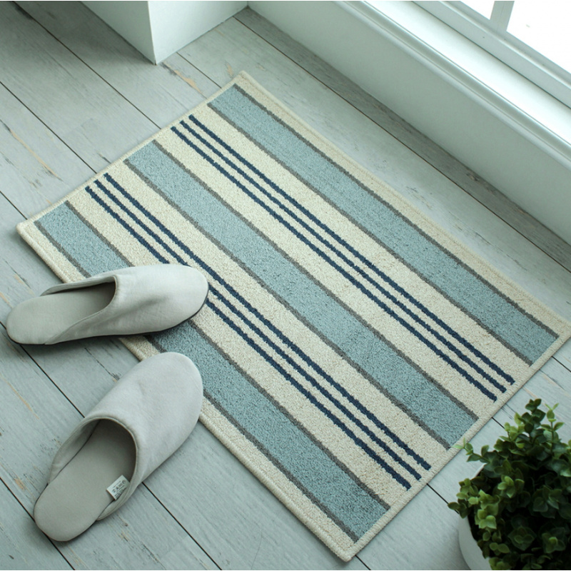 VIKAMA Korean Minimalist Strip - Zara Home Bathroom Mat review and price
