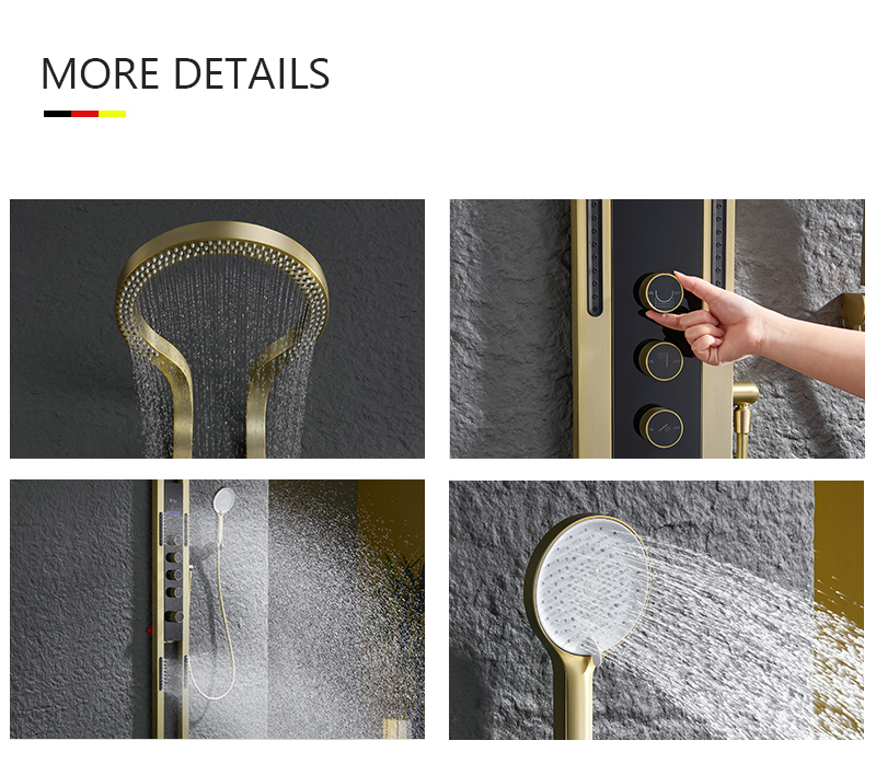 Brushed Gold Rain Shower Head  - Shower Head Rain review and price
