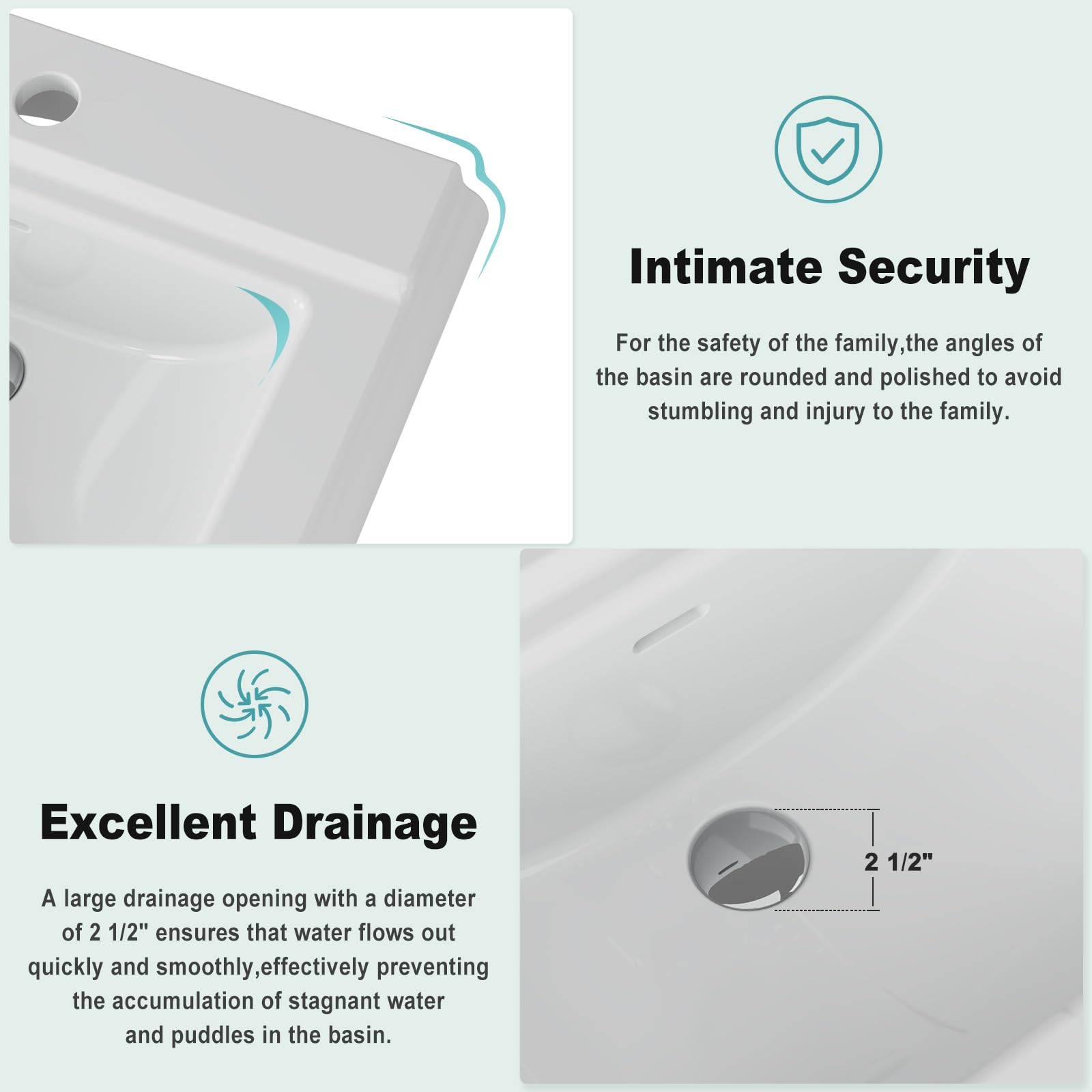 Pedestal Sink Square Ceramic B - Home Bathroom Remodel review and price
