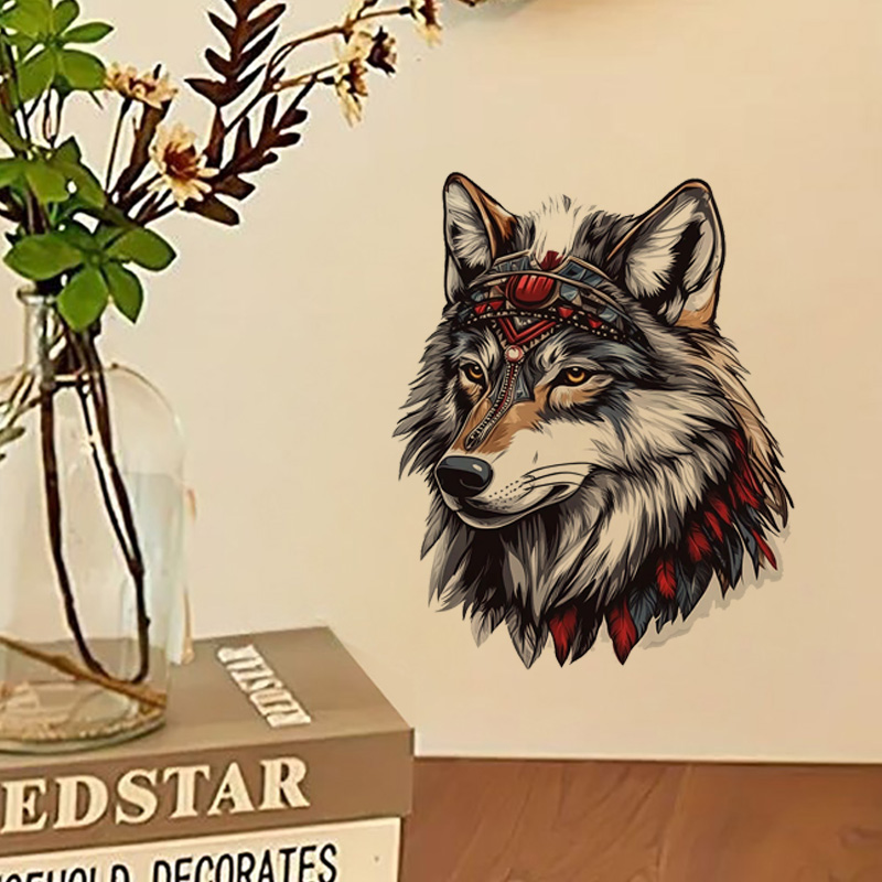QT36# 1pc Cool Indian Wolf Sti - Home Bathroom Floor Tiles review and price