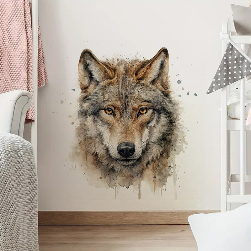 Wolf Wall Stickers, Toilet Sti - Home Bathroom Floor Tiles review and price