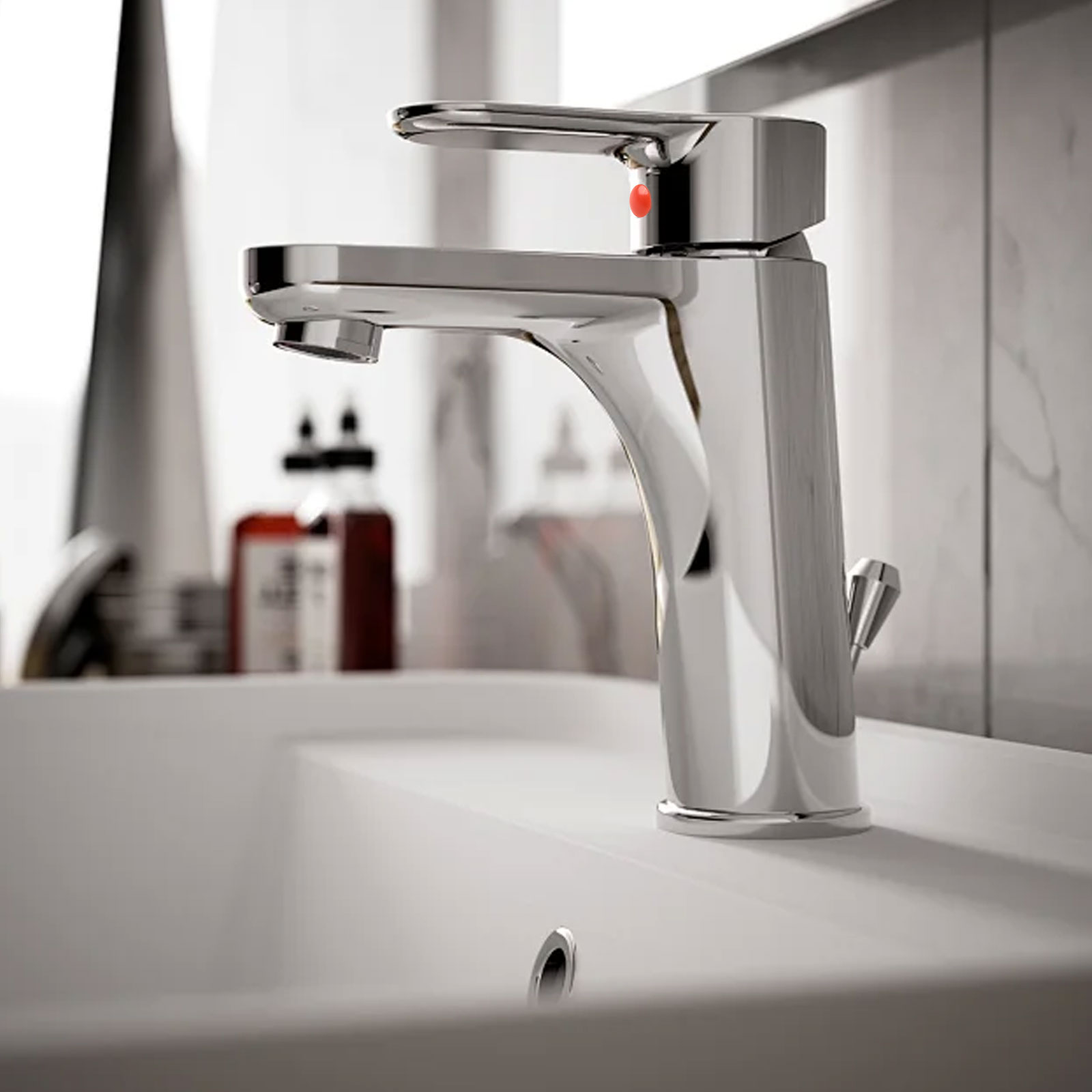 Red Blue Faucet Labels Faucet  - Home Bathroom Dimensions review and price