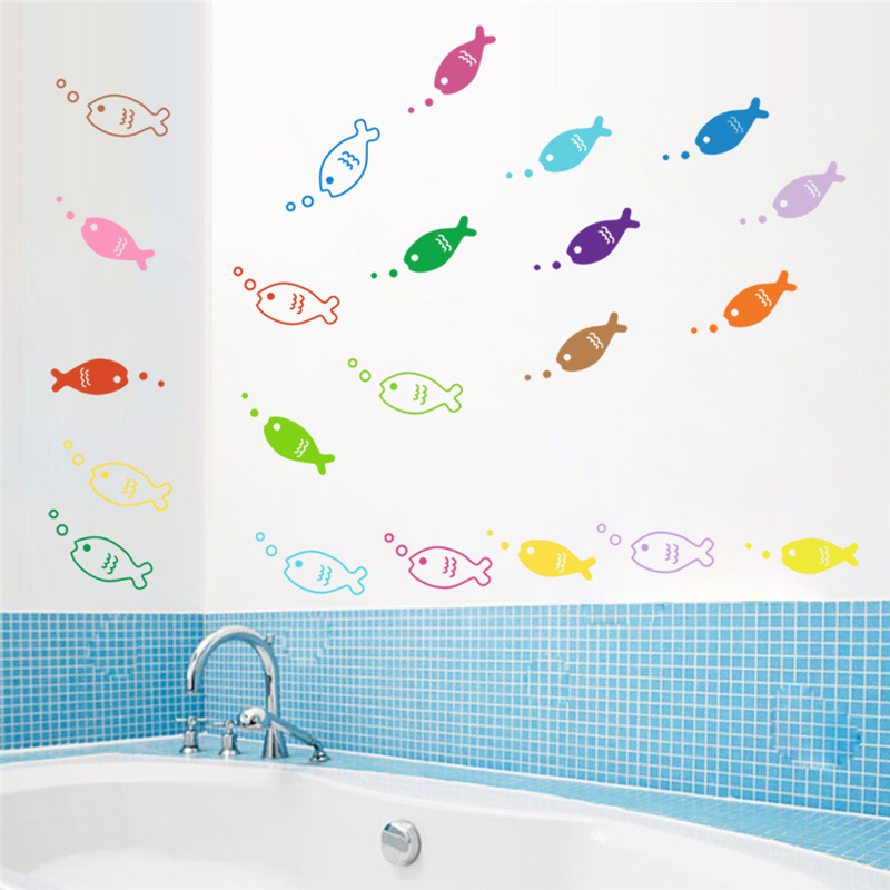 Cute Fishes Whale Shark Sealif - Home Bathroom Wall Tiles review and price