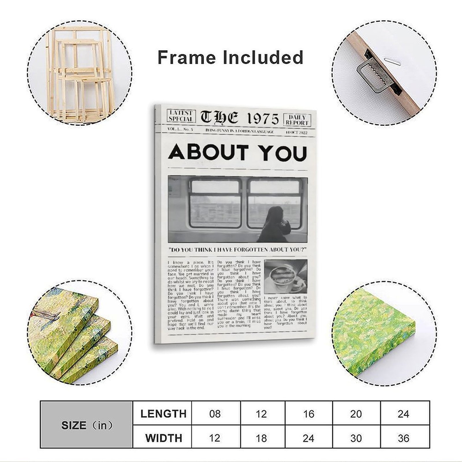 The 1975 About You Poster Musi - Home Bathroom Mirror review and price