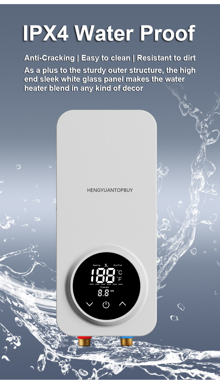 Mini  Instant Tankless Electri - Home Bathroom Geyser review and price