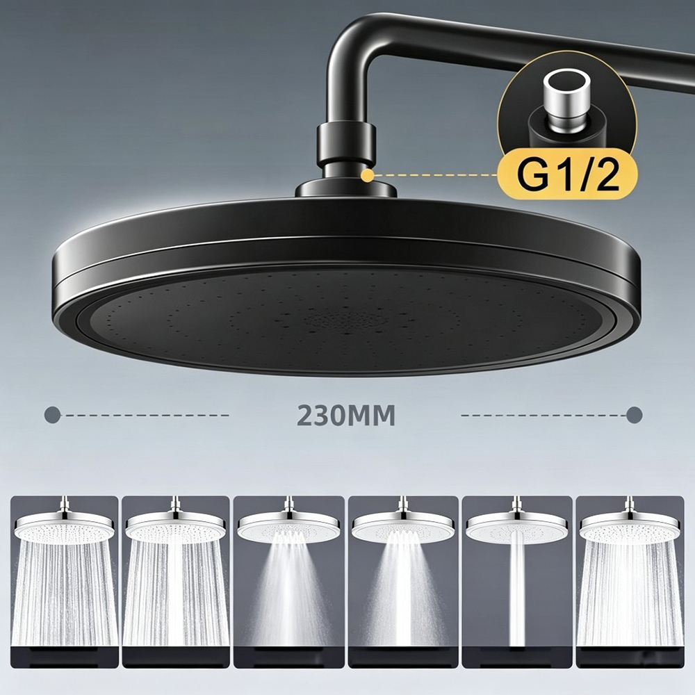 6 Modes of Rainwater Type Show - Home Creation Bathroom review and price