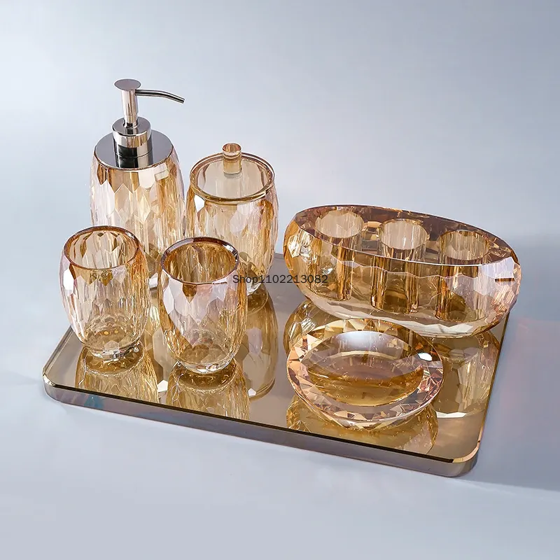 Crystal Bathroom Amenity Set L - Zara Home Bathroom review and price