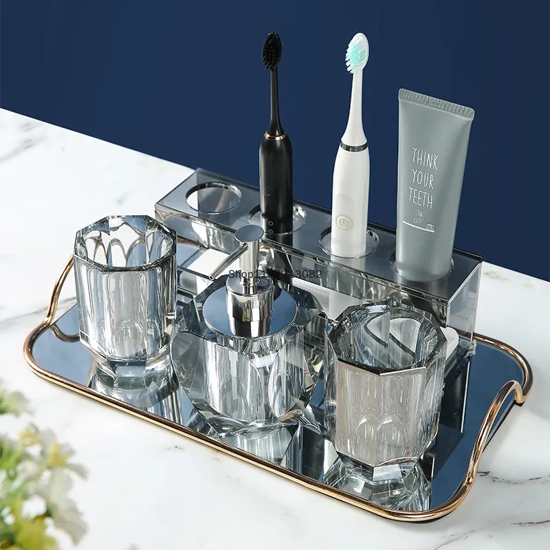 Crystal Bathroom Amenity Set L - Zara Home Bathroom review and price
