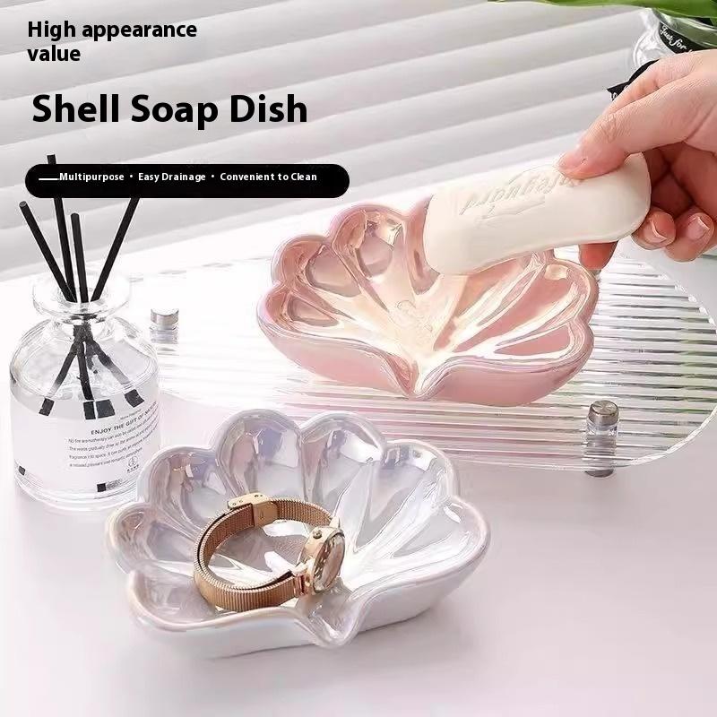 1/2Pcs Shell Shape Drain Soap  - Home Creation Bathroom review and price
