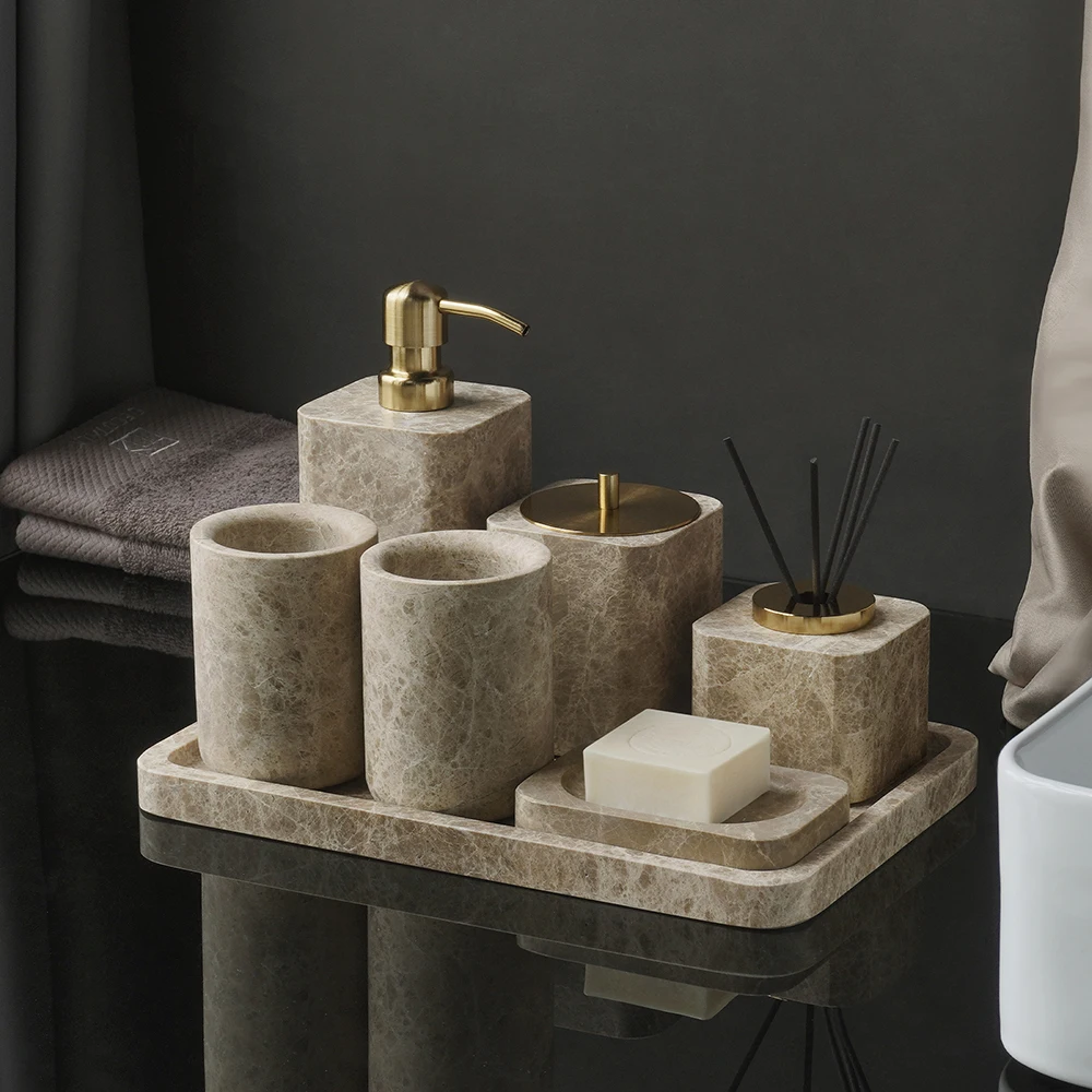 Emperador Light Natural Marble - Zara Home Bathroom review and price
