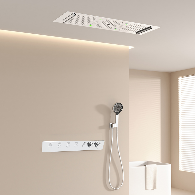 Luxury White 300*900mm Music L - Shower Head Rain review and price