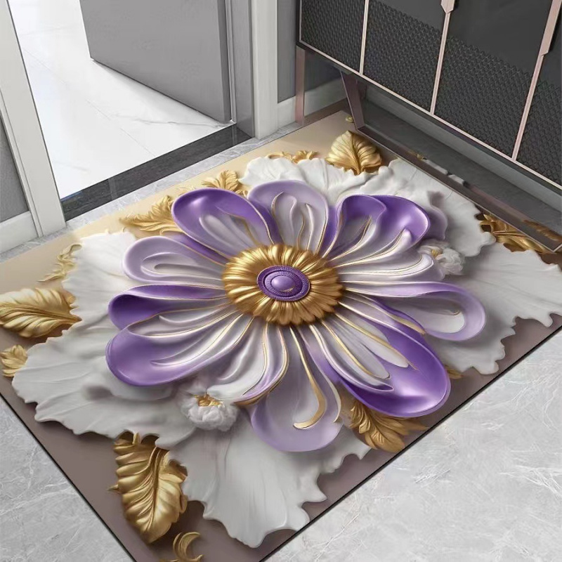 VIKAMA Light Luxury Lotus Bath - Zara Home Bathroom Mat review and price