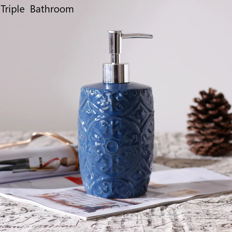 Ceramics Blue Shampoo Shower G - Zara Home Bathroom review and price